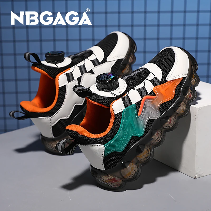 Children's Fashion Sports Shoes Boys' Running Leisure Shoes Mesh Comforthable Outdoor Kids Casual Tennis Light Sneakers Shoes - Image 2