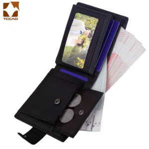 Men's wallet made of genuine leather wallet Short Hasp carteira masculina Purse 2024 luxury male billetera hombre erlek czdan