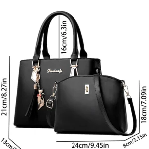 The new style handbag simple Korean version of women's handbag shoulder bag messenger bag bag bag mother bag