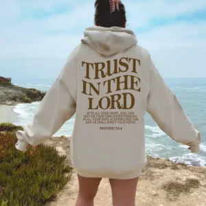 Love Like Jesus Letter Print Christian Hoodie for Women Casual Comfortable Warm Tops Oversize Sweatshirt Trend Female Clothes