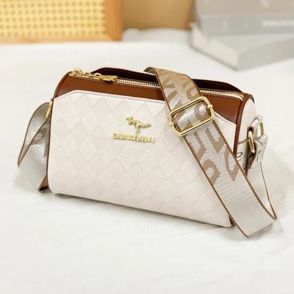 Luxury High Quality Women Messenger Bag Famous Designer Lady Shoulder Bags Fashionable Checkered Trendy Crossbody Sac A Main - Image 2