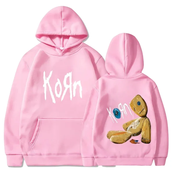Korn Rock Band Hoodies Spring Autumn Pullover Men's Fashion Printed Hooded Sweatshirt Loose Casual Daily Streetwear Sweater Tops - Image 4