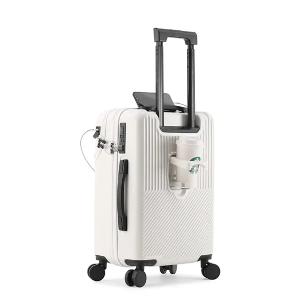 2024 New Durable Luggage Sets Suitcase Front Open TSA Lock USB Slient Spinner Wheel Charging Men Carry-On Travel 20/22/24/26 - Image 4