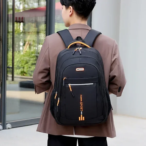 Men's Backpacks Oxford Waterproof Rucksack Business Computer Bag Casual Travel Backpack Senior High School Student Schoolbag - Image 6