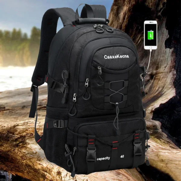 Travel backpack 40L waterproof lightweight outdoor hiking, men's and women's camping backpack - Image 4