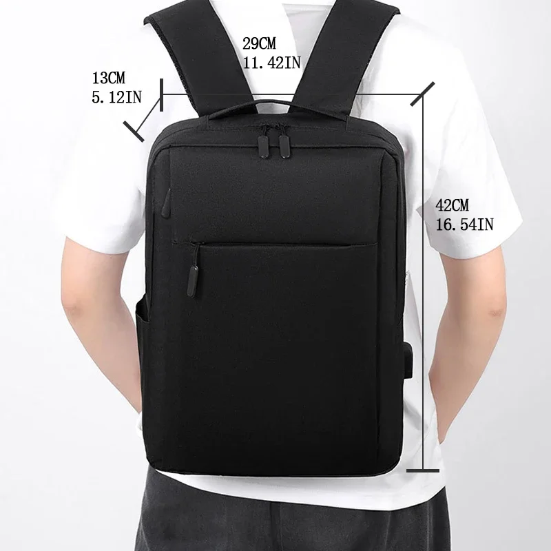 Business Backpack for Men Women Multifunctional Waterproof Laptop Bags with USB Charging Nylon Casual Rucksack School Bag - Image 6