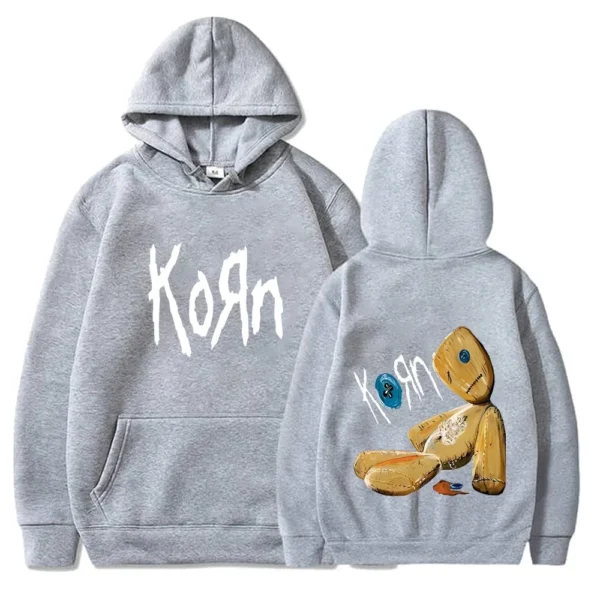 Korn Rock Band Hoodies Spring Autumn Pullover Men's Fashion Printed Hooded Sweatshirt Loose Casual Daily Streetwear Sweater Tops - Image 5