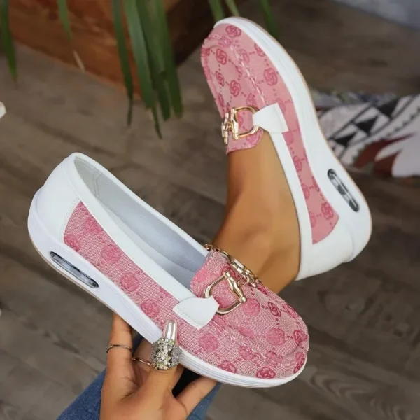 Women Casual Platform Shoes 2024 Spring Autumn Designer Comfort Non Slip Loafers Ladies Wedge Platform Sneakers Zapatos De Mujer - Image 5