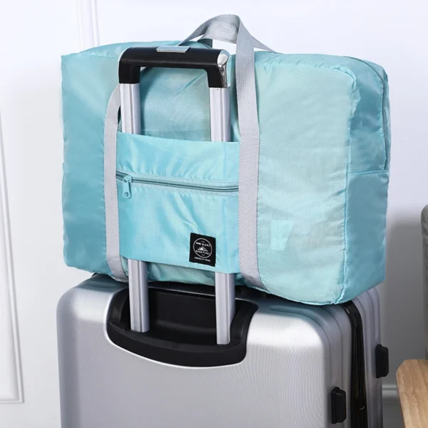 Foldable Carry-on Travel Bags Large Capacity Storage Bag Lightweight Multifunctional Airplane Duffle Handbag Nylon Weekend Totes - Image 5