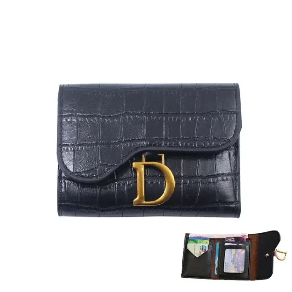 Women Short Wallet Small Fashion Luxury Brand Leather Purse Ladies Card Bag For Women Clutch Female Purse Money Clip Wallet - Image 6