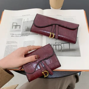 Fashion Luxury Mini Coin Purse Multi-functional PU Leather Wallet Money Bag Short Small Multi-Card Women Clutch Card Holder