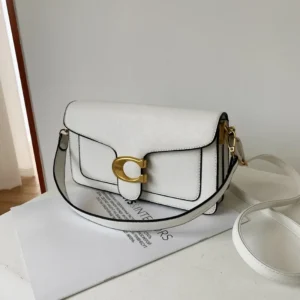 2024 new women's niche texture retro simple daily commuting slanted bag high-end fashion small square bag