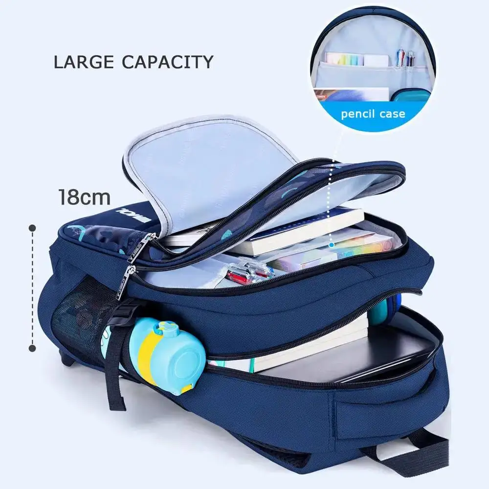 2024 New Children School Bags Kids Backpack In Primary Schoolbag For Teenager Boys Waterproof Backpacks Book Bag Mochila - Image 2