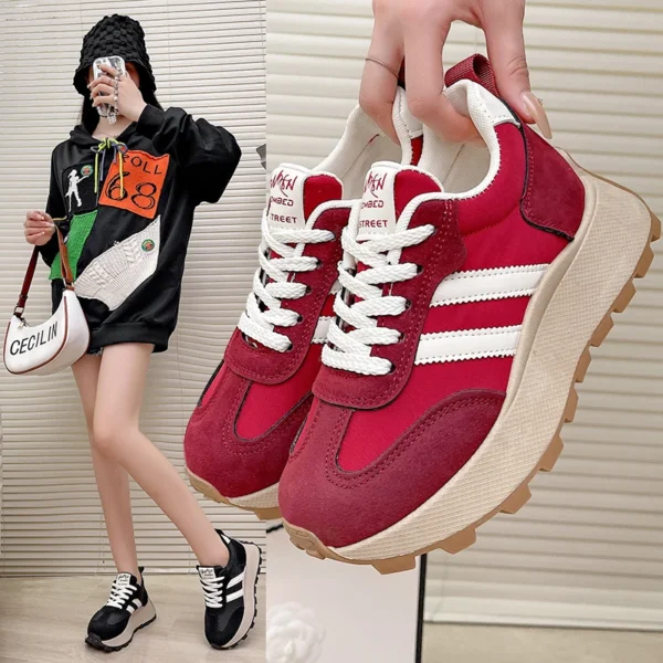 2024 New Arrival Golf Shoes Womens Thick-soled Designer Casual Shoes for Lady Anti Slip Training Female Walking Shoe Ladies D368