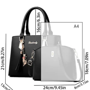 The new style handbag simple Korean version of women's handbag shoulder bag messenger bag bag bag mother bag