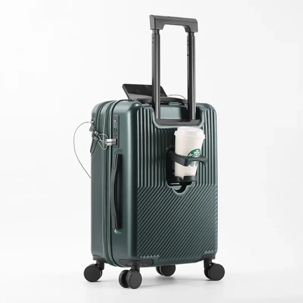 2024 New Durable Luggage Sets Suitcase Front Open TSA Lock USB Slient Spinner Wheel Charging Men Carry-On Travel 20/22/24/26 - Image 5