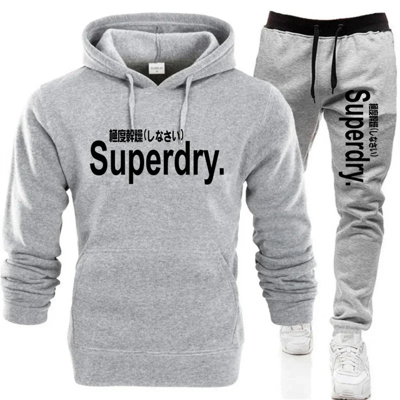 Mens Sweatshirt Sets Hoodie+Sweatpants 2 Piece Suits Casual Womens Kawaii Streetwears Fashion Luxury Tracksuit Outfit - Image 6