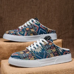 New Spring Popular Shoes Thick Soled Printed Men Trendy Niche Design Versatile Height Increasing Sneakers Casual Shoes for Men