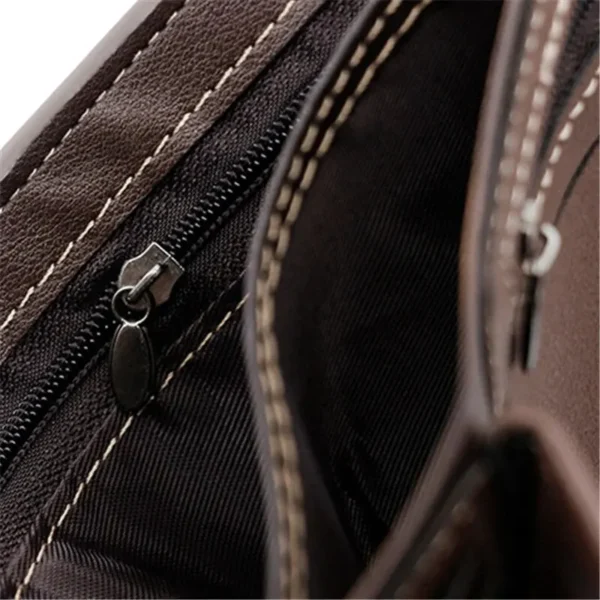 Men's Wallet with Hasp Business Card Holder Case Male Short Purse PU Leather Money Bag for Men Credit Card Wallets - Image 6