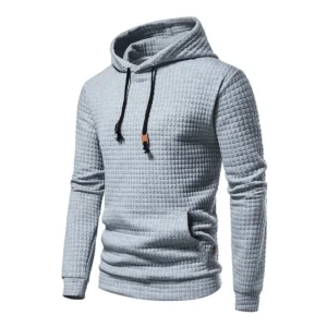 Stylish Color Block Patchwork Hoodies for Men Athletic Drawstring Hooded Sweatshirt Spring Autumn Casual Fleece Pullover Tops
