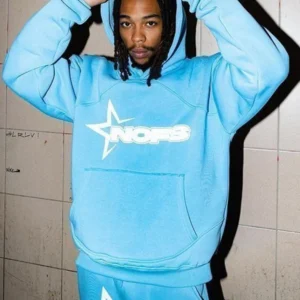 Trendy Kangaroo Pocket Hoodie And Sweatpants 2 Piece Set For Man Casual Letter Printed Outfits 2024 Elastic Waist Pants Suit