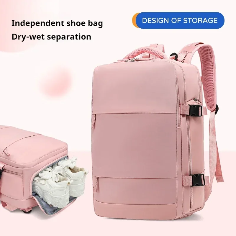 Classic Backpack Airplane Approval Carry On Large Backpack Bag Multifunctional Travel Backpack Waterproof Mommy Backpack - Image 4