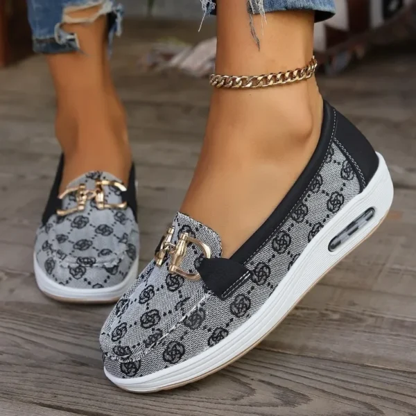 Women Casual Platform Shoes 2024 Spring Autumn Designer Comfort Non Slip Loafers Ladies Wedge Platform Sneakers Zapatos De Mujer - Image 4