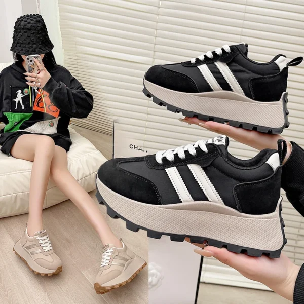 2024 New Arrival Golf Shoes Womens Thick-soled Designer Casual Shoes for Lady Anti Slip Training Female Walking Shoe Ladies D368