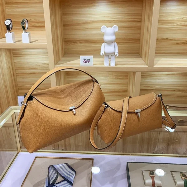 Niche Brand Women's 2024 New Single Shoulder Pillow Bag Lychee Pattern Soft Leather Commuter Bag Large Capacity Handbag