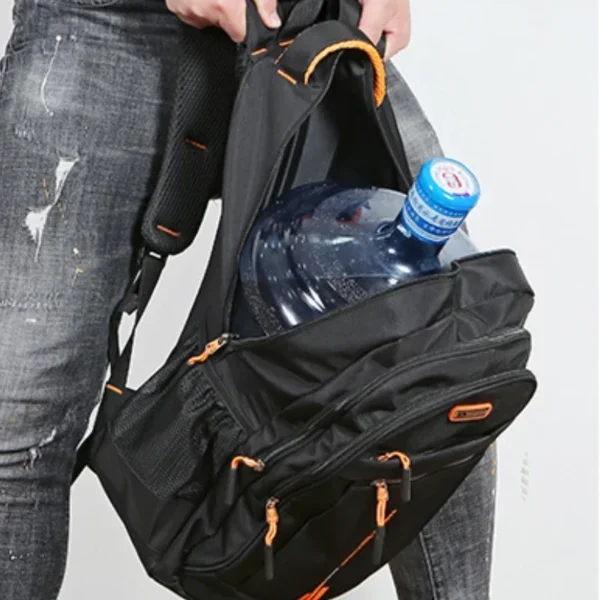 Men's Backpacks Oxford Waterproof Rucksack Business Computer Bag Casual Travel Backpack Senior High School Student Schoolbag - Image 4
