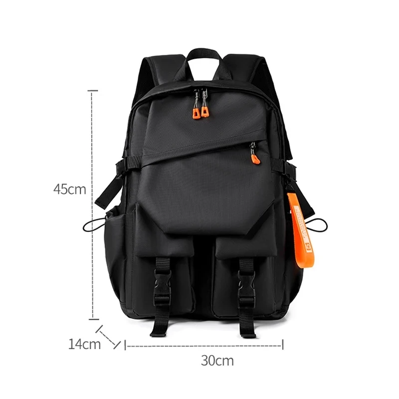 Luxury Men's Backpack High Quality 15.6 Laptop Backpack High-capacity Waterproof Travel Bag Fashion School Backpacks for Men - Image 3