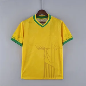 Summer Football Training Top Brazil Special Edition Jesus Black Grey Football Jersey Adult Children Outdoor Quick-drying Tshirts