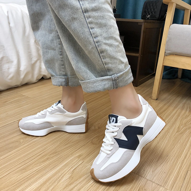 Sneakers Women Causal Walking Shoes Woman Summer Fashion Mesh Breathable Lace Up Sports Platform Shoes for Women Designer Shoes - Image 5