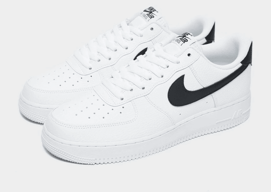 Retro Sneakers white-black Air Force 1 '07 - Image 2