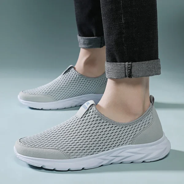 Lightweight Flat Sneakers Men Outdoor Walking Sneakers For Men Summer Large Size 48 Men's Loafers Casual SneaKers Women Male - Image 2