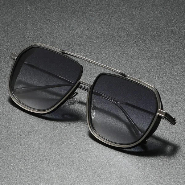 Ins Popular Unisex Pilot Frame Casual Gradient Trendy Sunglasses For Men Outdoor Driving Fishing Vacation Accessories - Image 5