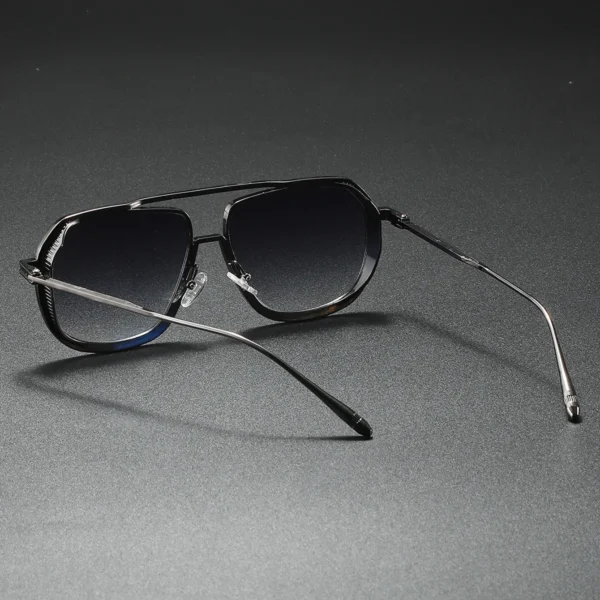 Ins Popular Unisex Pilot Frame Casual Gradient Trendy Sunglasses For Men Outdoor Driving Fishing Vacation Accessories - Image 4