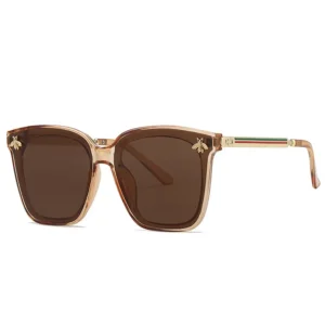 Women’s Square Luxury Designer Sunglasses – Fashion UV400 Sun Glasses for Outdoor & Driving Style