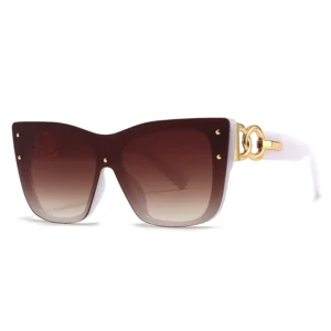 2025 Big Frame Cat-Eye Sunglasses for Women – Stylish UV400 Driving Shades