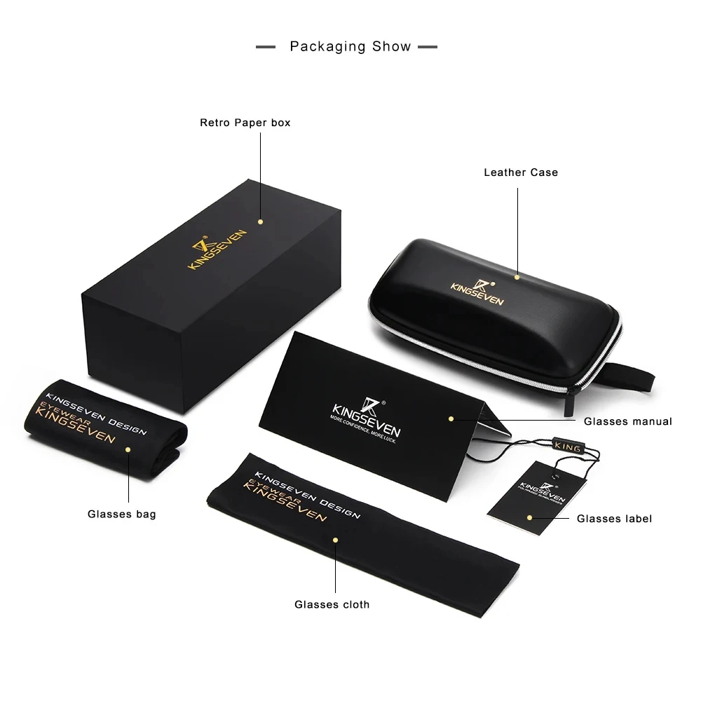 KINGSEVEN Women's Pilot Alloy Sunglasses – Retro Luxury Full-Frame Polarized UV400 Anti-Reflective Eyewear - Image 6