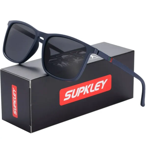 SUPKLEY Sports Sunglasses for Men Polarized Comfortable Wear Square Sun Glasses Male Light Weight Eyewear Accessory with Origina - Image 5