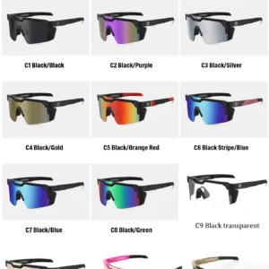 NEW Luxury Heat Wave-Inspired Square Sunglasses – High-Quality UV400 Conjoined Lens Cycling Glasses for Women