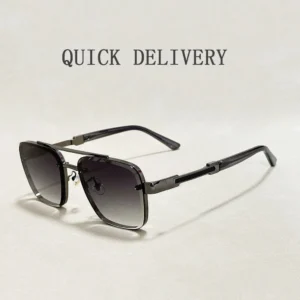 New Sunglasses For Men Luxury Fashion Glasses Sunscreen Square Sunglasses Women Trendy Vintage Gafas De Sol Hombre Zonnebril Su