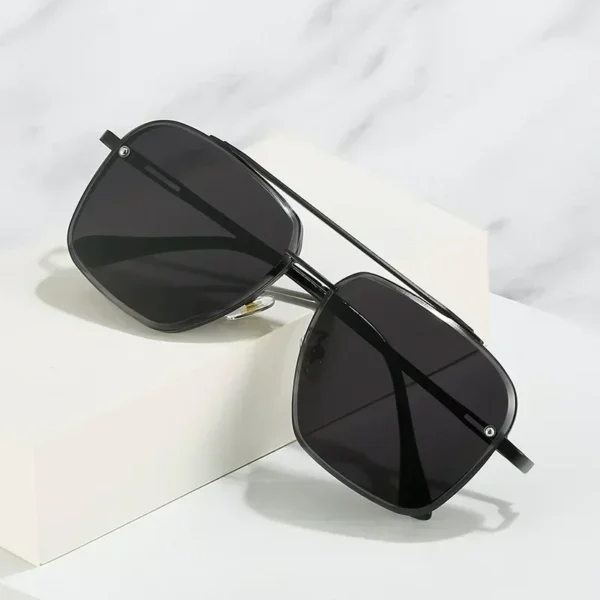 2025 Fashion Square Luxury Design Sunglasses Men Women Flight Seven Rock Mach Six Style Gradient Pilot Sunglasses Oculos De Sol - Image 6