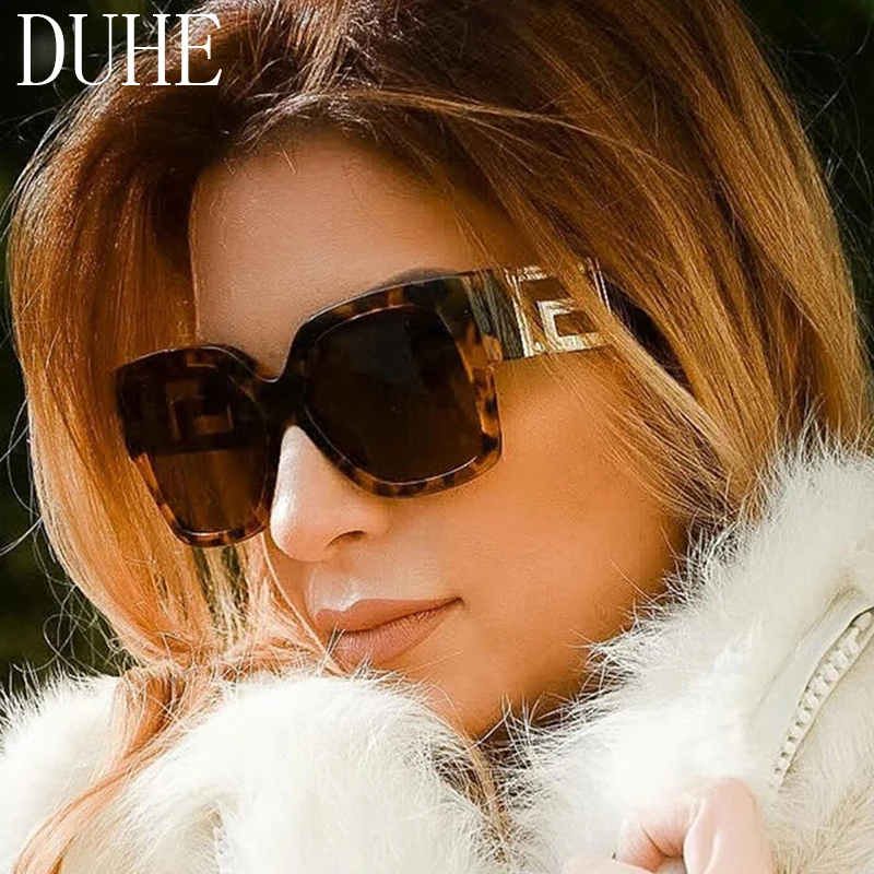 Luxury Oversized Women's Sunglasses – Stylish & Elegant Retro Square Shades with Gradient Lenses for Everyday Chic - Image 5