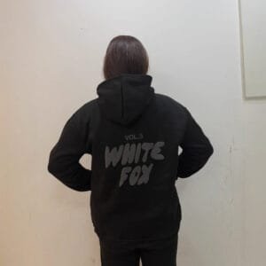 White Fox Hoodie - European & American Fashion Pullover Sweatshirt