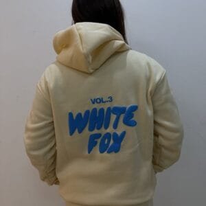 White Fox Hoodie - European & American Fashion Pullover Sweatshirt