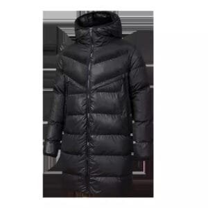 Unisex Winter Down Cotton Jacket – Thickened Mid-Length Hooded Coat