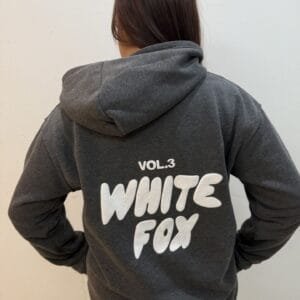 White Fox Hoodie - European & American Fashion Pullover Sweatshirt