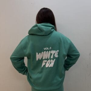 White Fox Hoodie - European & American Fashion Pullover Sweatshirt